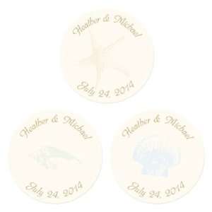 Personalized Summer Wedding Envelope Seals   Invitations & Stationery 