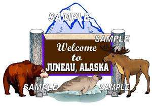 Welcome to Juneau Alaska Cruise Travel Scrapbook Piece  