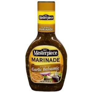 KC Masterpiece Roasted Garlic Balsamic Marinade   6 Pack  