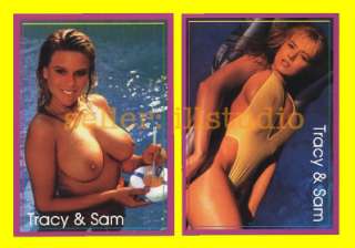 SAMANTHA FOX & TRACI LORDS 4 RARE British Promo Trading Cards 1992 