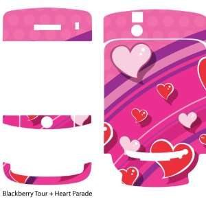   Heart Parade Design Protective Skin for Blackberry Tour Electronics