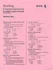 Reading Comprehension in Varied Subject Matter Book 5   Answer Key
