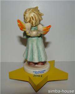 Hummel JOYFUL RECITAL Annual Angel 2001 Goebel Figurine 2096 K Mint In 