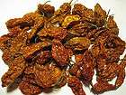 100 Sun Dried GHOST PEPPER Bhut Jolokia Chili Seed Pods FREE FAST 