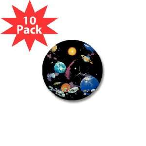    Mini Button (10 Pack) Solar System And Asteroids: Everything Else