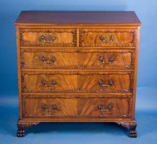 This beautiful Queen Anne style chest was crafted in England around 