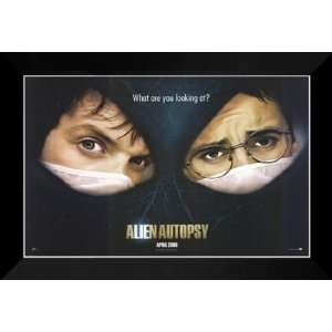  Alien Autopsy 27x40 FRAMED Movie Poster   Style A 2006 