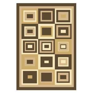  Infinity Home Source Boxes 2 x 7 3 brown Area Rug: Home 