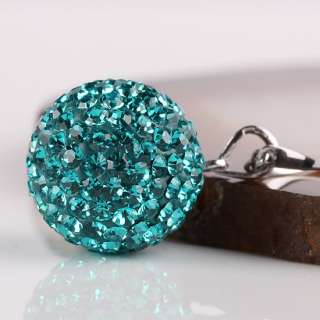 Pj43 AB Faceted Crystal Glass Beads Bracelet Bangle  