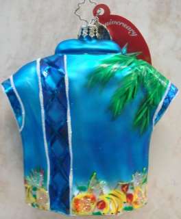 RADKO Aloha Shirt ORNAMENT Hawaiian MACYS West 3010241  