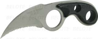Smith & Wesson HRT Badge Knife Silver Serrated SWHRT2  