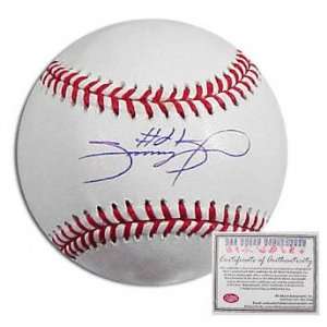 Sammy Sosa Autographed Baseball