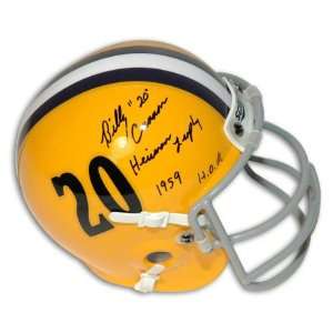 Billy Cannon Autographed LSU Throwback Mini Helmet Inscribed Heisman 
