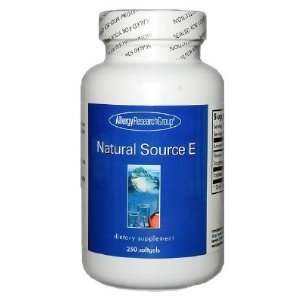  Allergy Research Group   Natural Source E   400 IU   250 