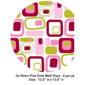   Brewster Wall Pops Dot Go Retro Pink WPD90242: Home Improvement