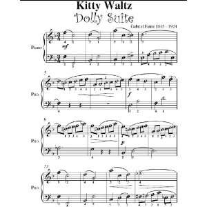   Waltz Dolly Suite Faure Easy Piano Sheet Music Gabriel Faure Books