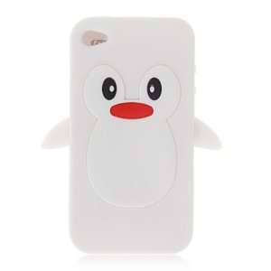 Cute Cartoon Penguin Silicone Case/Skin for iPhone 4 4S