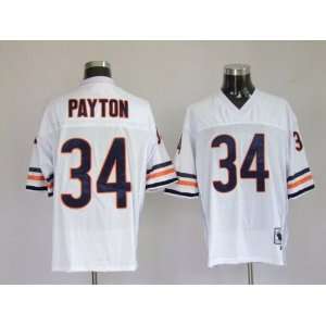 Walter Payton #34 Chicago Bears Replica NFL Jersey White Size 48 (Med 