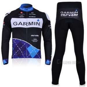 GARMIN Cycling Jersey long sleeve Set(available Size: S,M, L, XL, XXL 