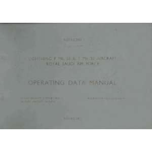   Mk.55 Aircraft Operating Manual English Electric Lightning Books