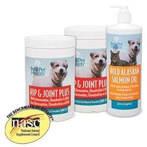   Combo Pack Hip & Joint Plus and Wild Alaskan Salmon Oil: Pet Supplies