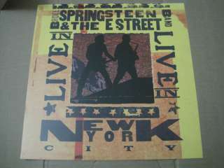 BRUCE SPRINGSTEEN Live In New York City 12X12 Promo Poster Flat  