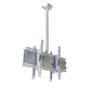  Double Sided Ceiling Mount for 2 Flat Screen Monitors 