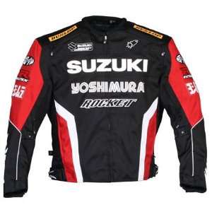  Suzuki Supersport Replica Motorcycle Jacket Black/Red 