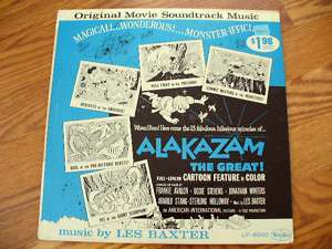 ALAKAZAM THE GREAT Les Baxter soundtrack lp  