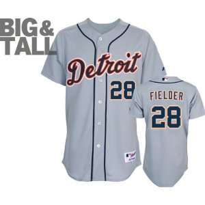   28 Big & Tall Road Grey Authentic On Field Jersey