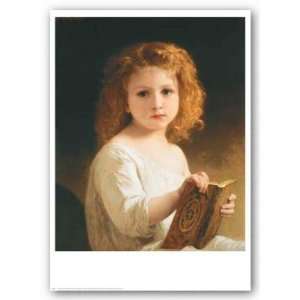  The Story Book by William Adolphe Bouguereau 18.5x22.75 