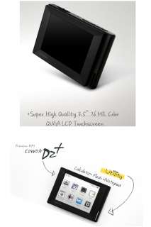 COWON D2+ Premium PLUS  8GB Digital Media Player Black *Free 