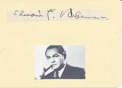 SIGNED Deceased Actor Edward G. Robinson Autograph  
