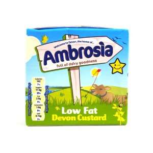 Ambrosia Ready To Serve Custard Low Fat 500g:  Grocery 