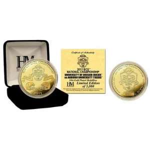  2011 BCS Championship Game Commemorative 24KT Gold Coin 