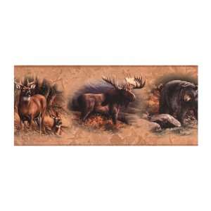 York Wallcoverings Lake Forest Lodge WD4305B North American Animal 