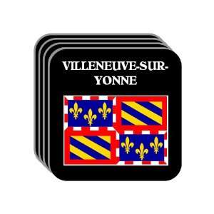 Bourgogne (Burgundy)   VILLENEUVE SUR YONNE Set of 4 Mini Mousepad 