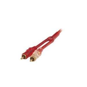    METRA Raptor Red Hot Series RCA Audio Cable