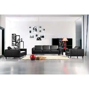  Bella Italia 283 Modern Leather Sofa Set: Home & Kitchen