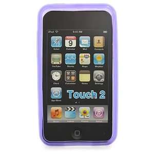  Crystal Skin TPU Glove PURPLE Soft Cover Case for Apple Ipod Touch 