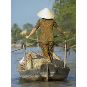 Boat on the Mekong Delta, Cantho, Southern Vietnam, Southeast Asia 