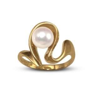    Galaxy Japanese Akoya Cultured Pearl Ring American Pearl Jewelry