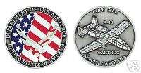 POPE AFB AIR FORCE BASE NC A 10 WARTHOG CHALLENGE COIN  