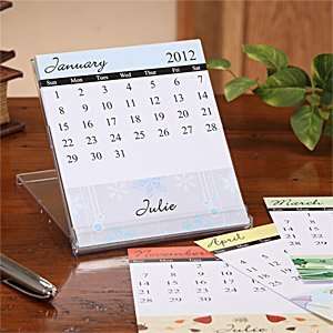    Personalized Desk Calendar   Changing Seasons: Office Products