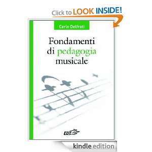 Fondamenti di pedagogia musicale (I Diapason) (Italian Edition) Carlo 