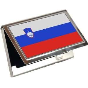 Slovenia Flag Business Card Holder