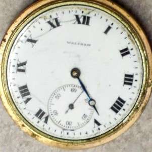 Vintage American Waltham Watch 15 Jewel Pocket Watch  