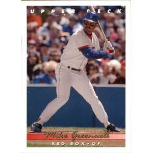  1992 UPPER DECK Mike Greenwell # 154: Sports & Outdoors