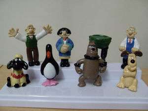 Set Wallace and Gromit anime action figures 8 pcs  