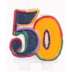  50th Birthday Supplies 50th Birthday Candle